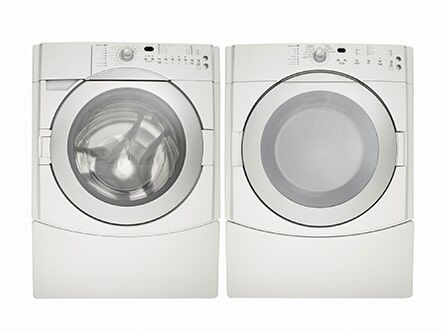 Worker repairing washing machine - Washer Repair Egg Harbor Township in Northfield, NJ