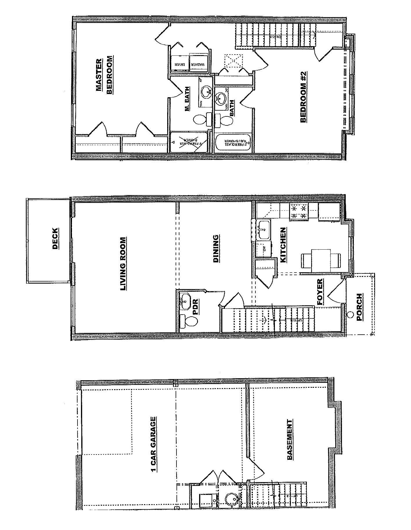 townhouse floor plan