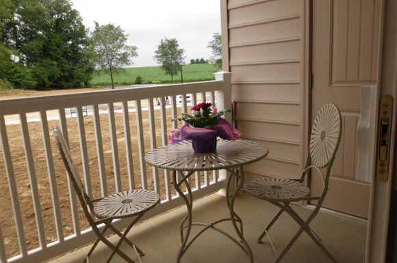 outside table