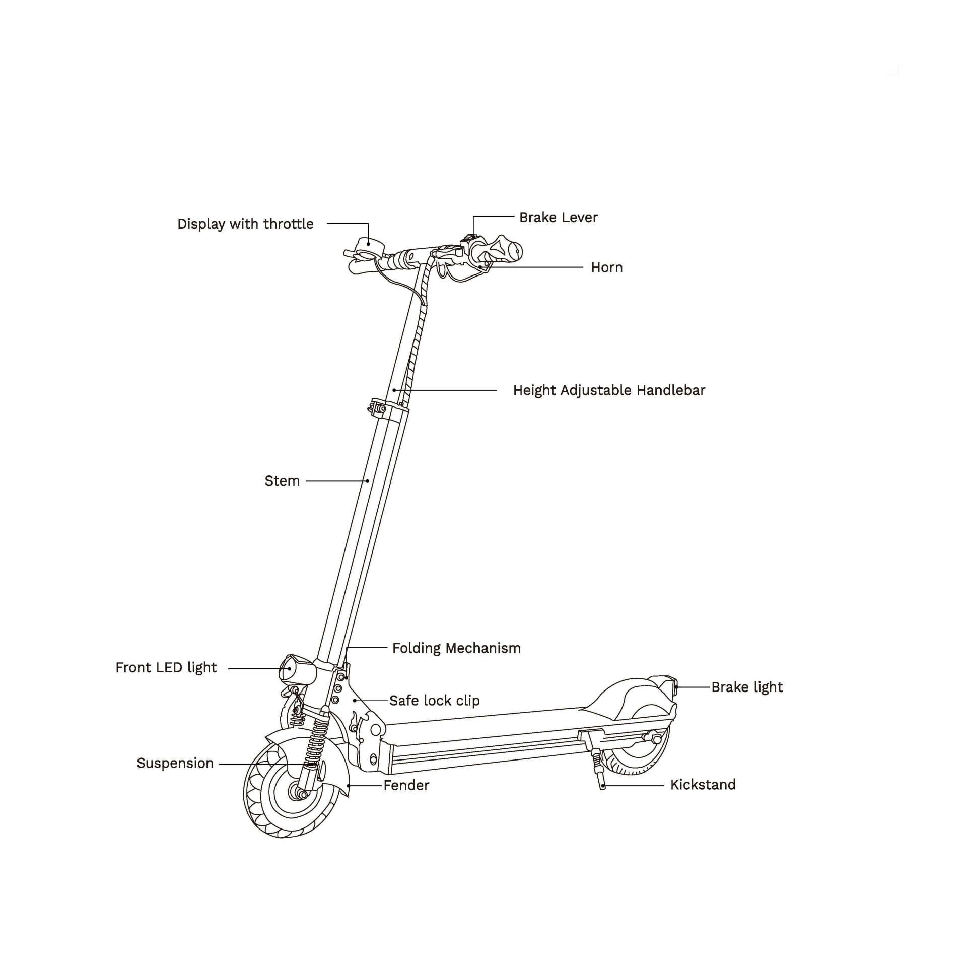 Hikerboy City Rider product sketch