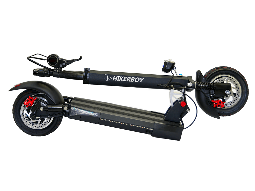 Hikerboy City Light Electric Scooter folded