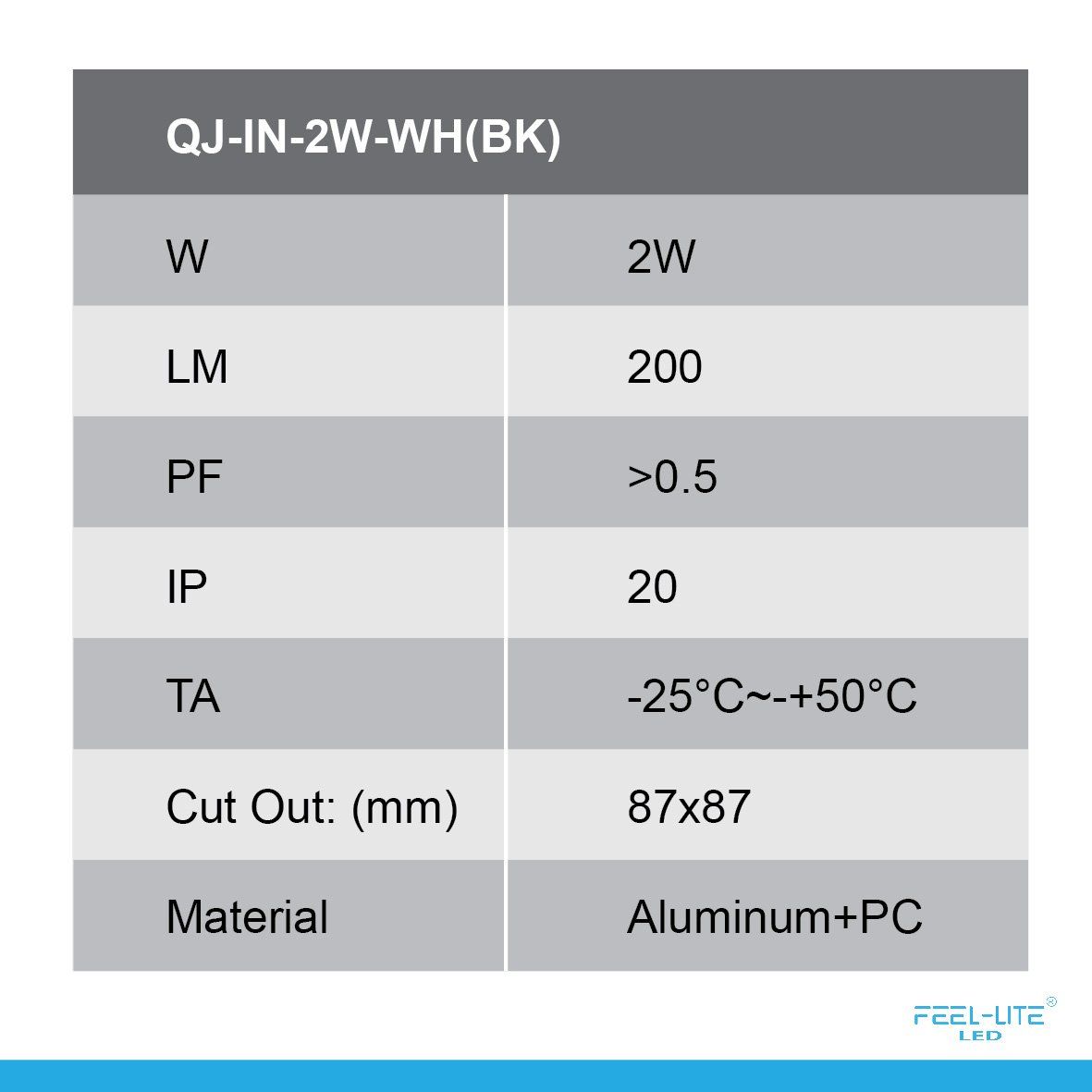 Feel-Lite LED Outdoor Light QJ-IN