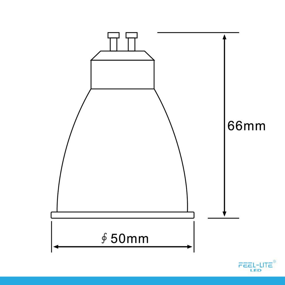 Feel-Lite LED GU10-7W-J WHITE