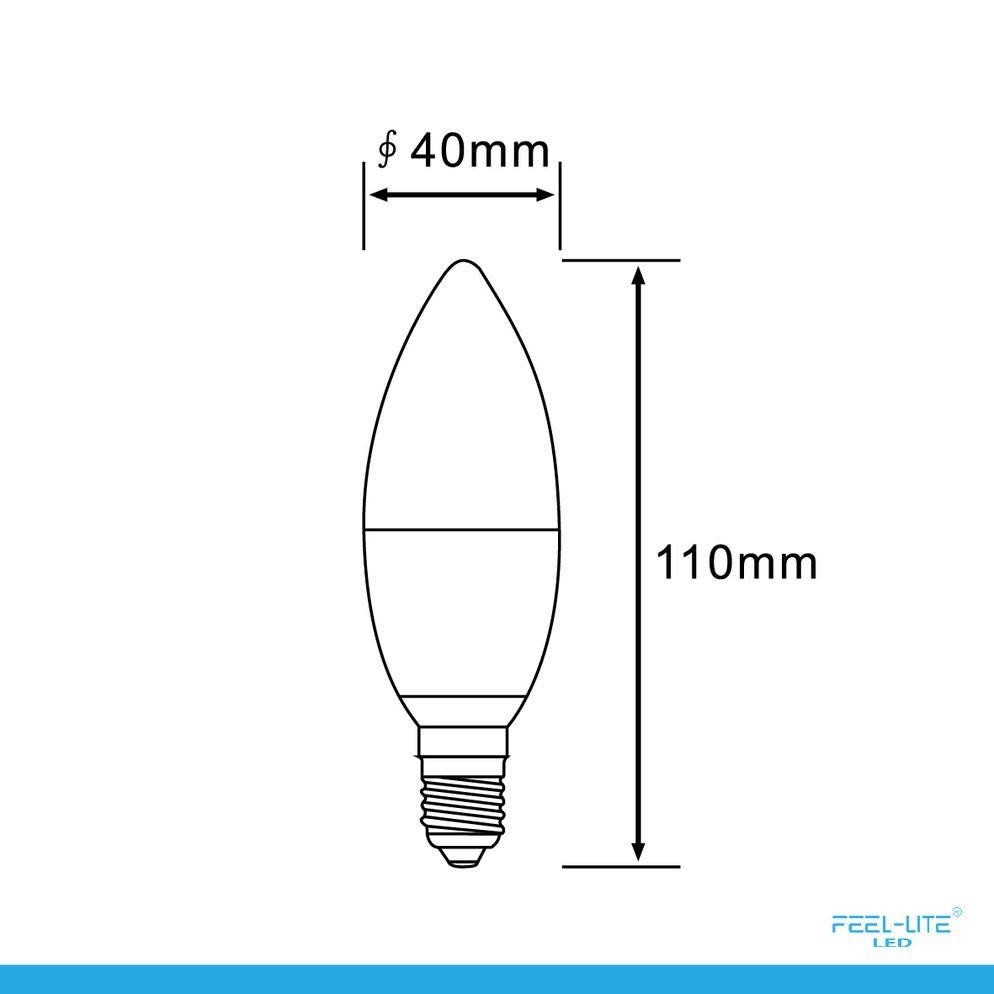 Feel-Lite LED CANDLE BULB CRYSTAL SERIES C