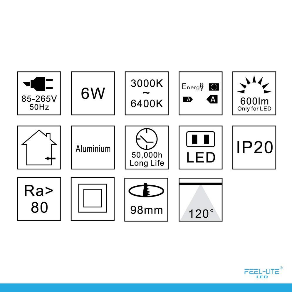 Feel-Lite LED DOWNLIGHT MR110
