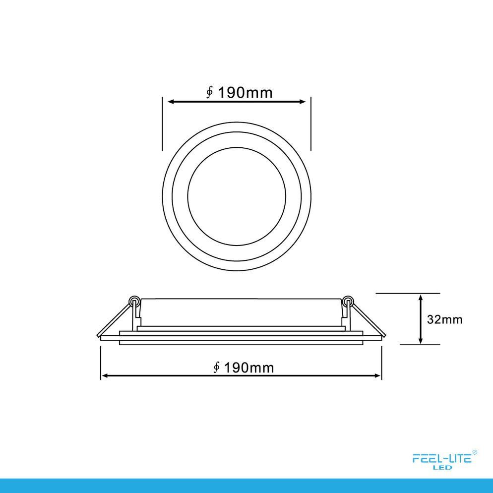 Feel-Lite LED PANEL LIGHT MR180-18W-G