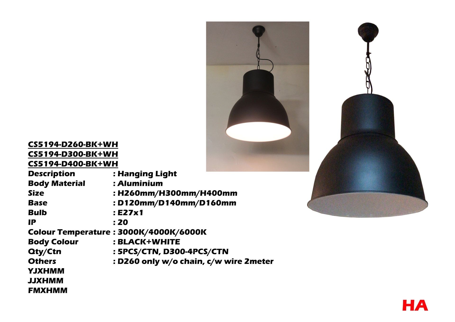 Feel-Lite HANGING-LONG LIGHT