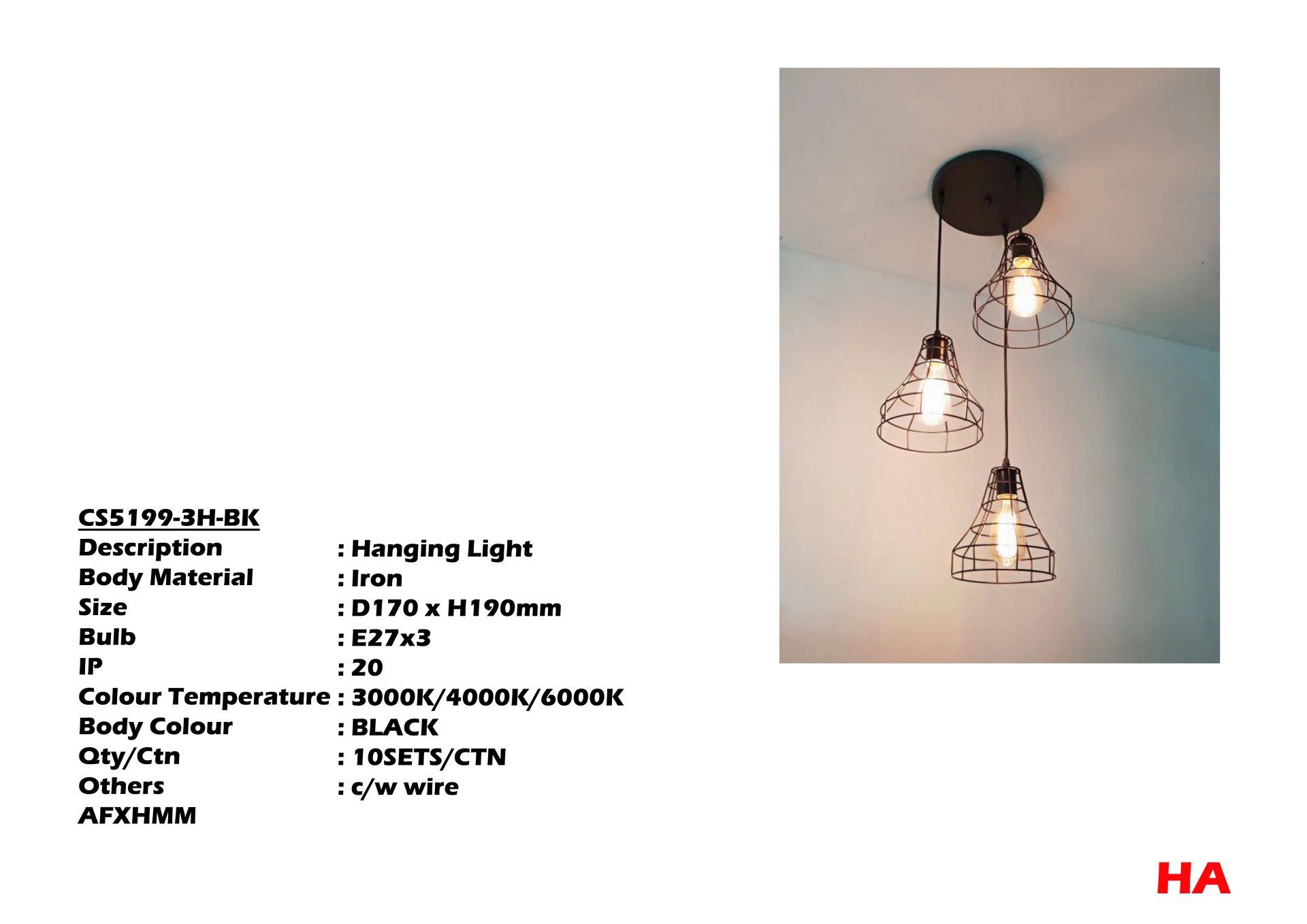 Feel-Lite hanging Light