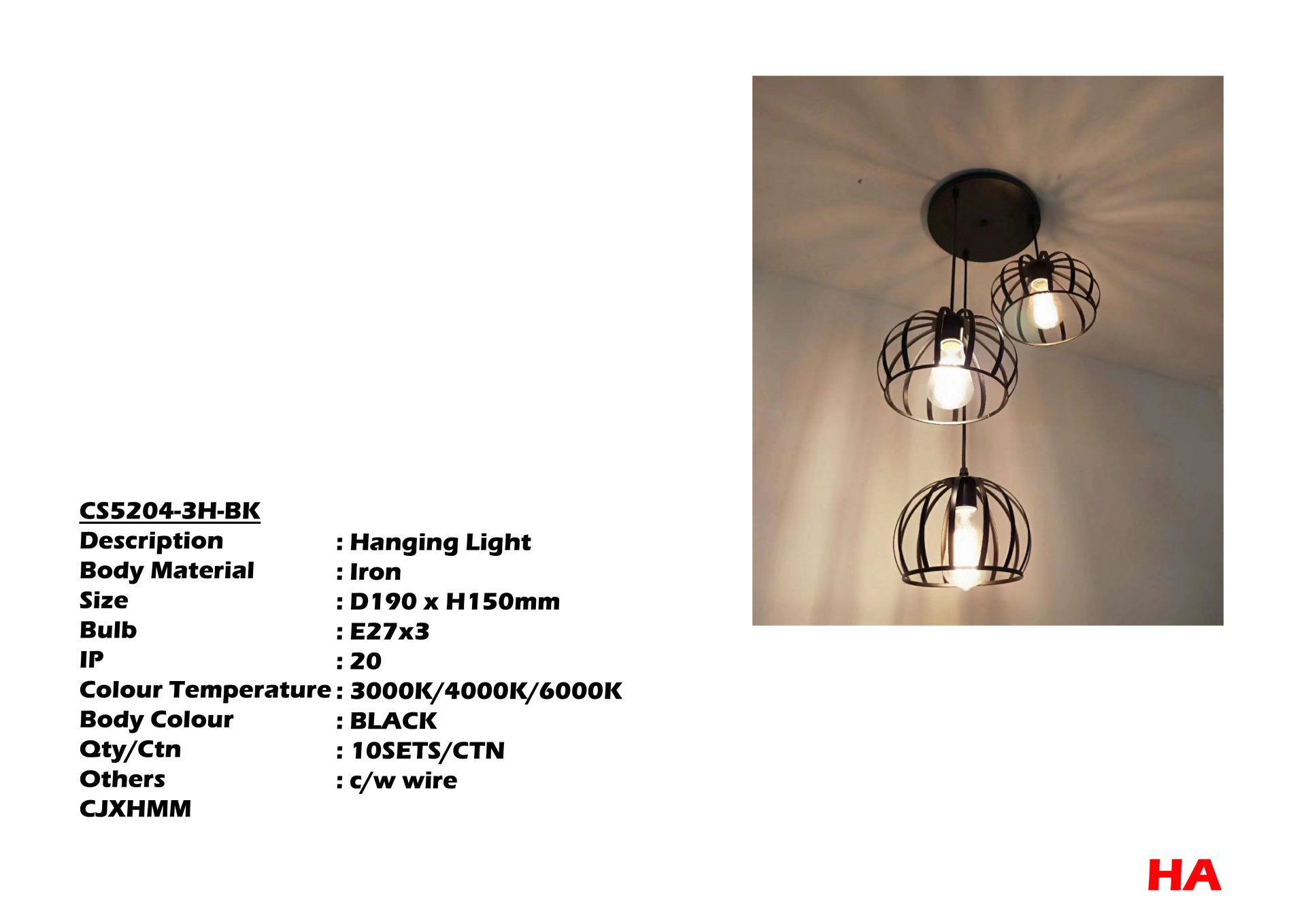 Feel-Lite Hanging Light