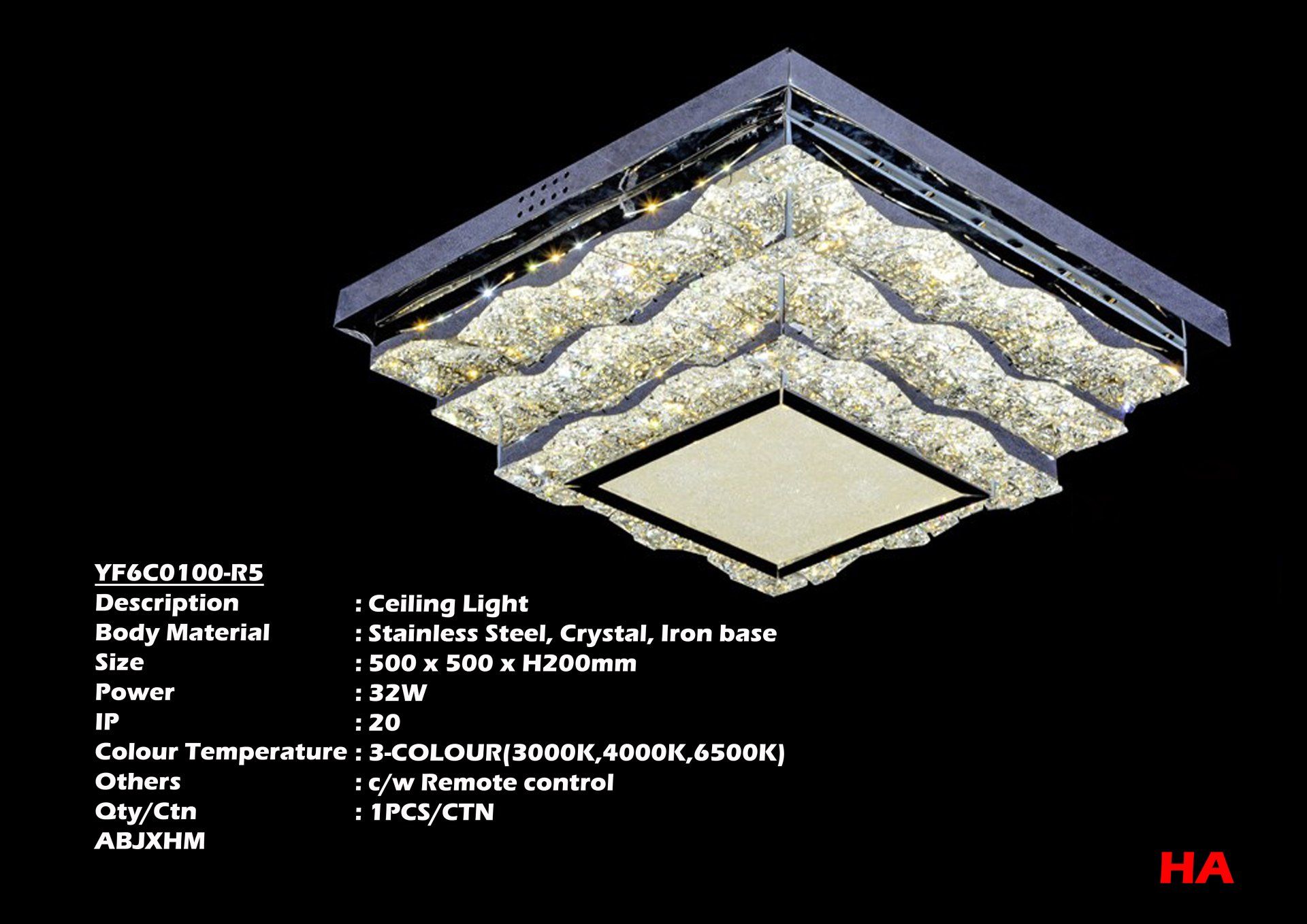 Feel-Lite Ceiling Crystal