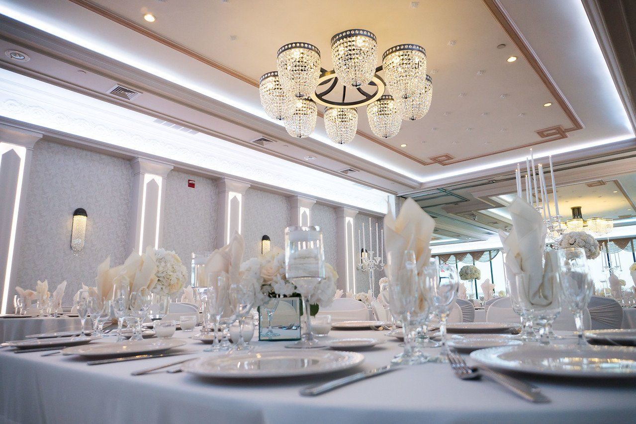 Table Settings & Chandelier