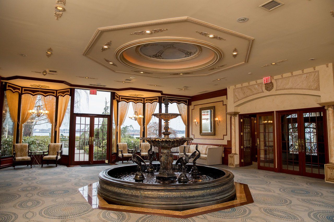 Water Fountain & Entrance Way