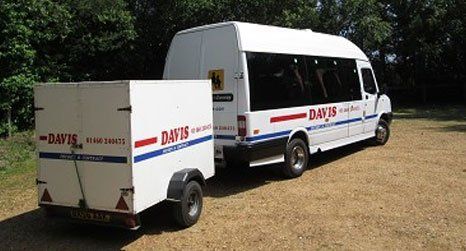 rear view of the minibus