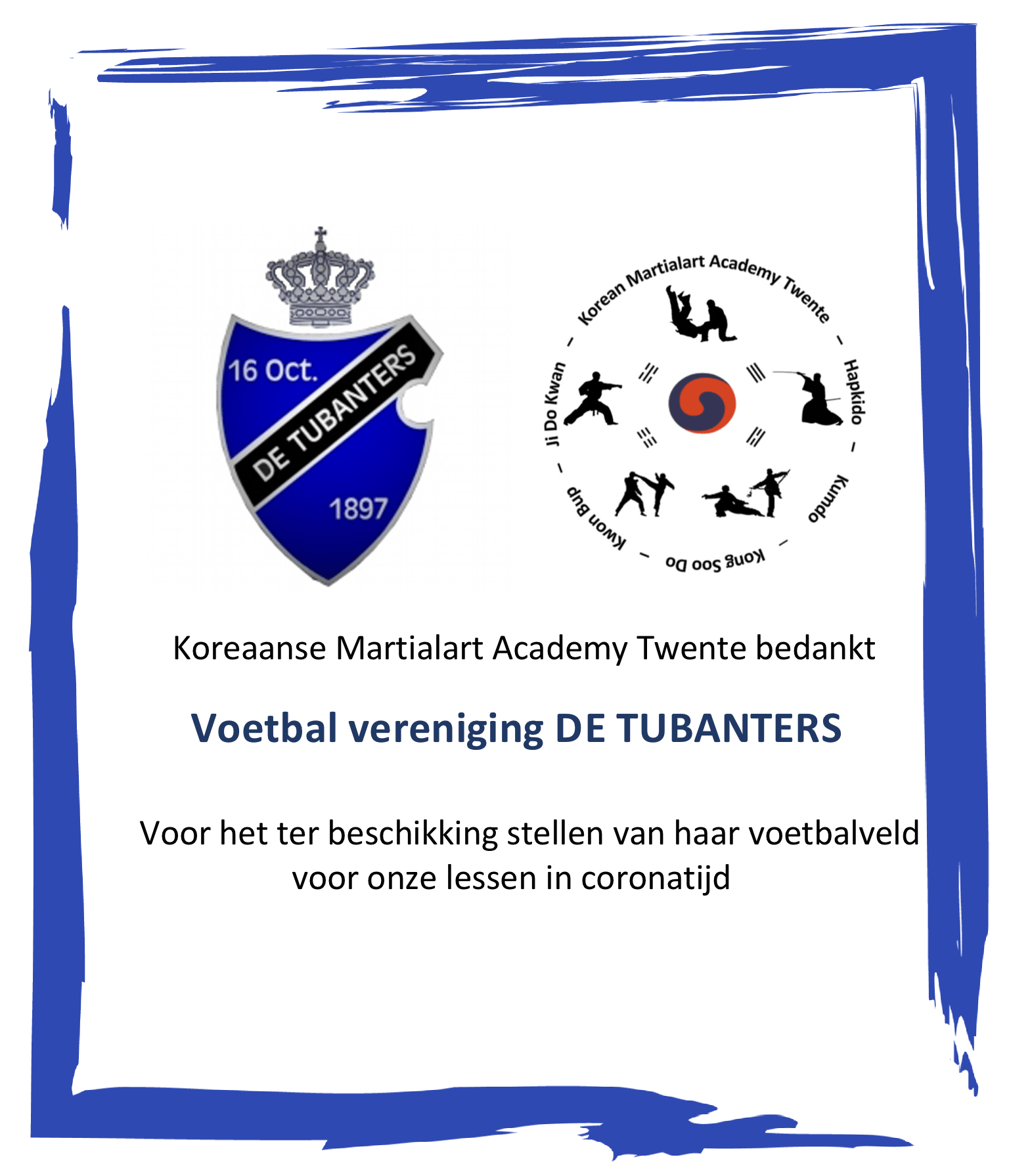 Ondanks Corona training buiten hervat!