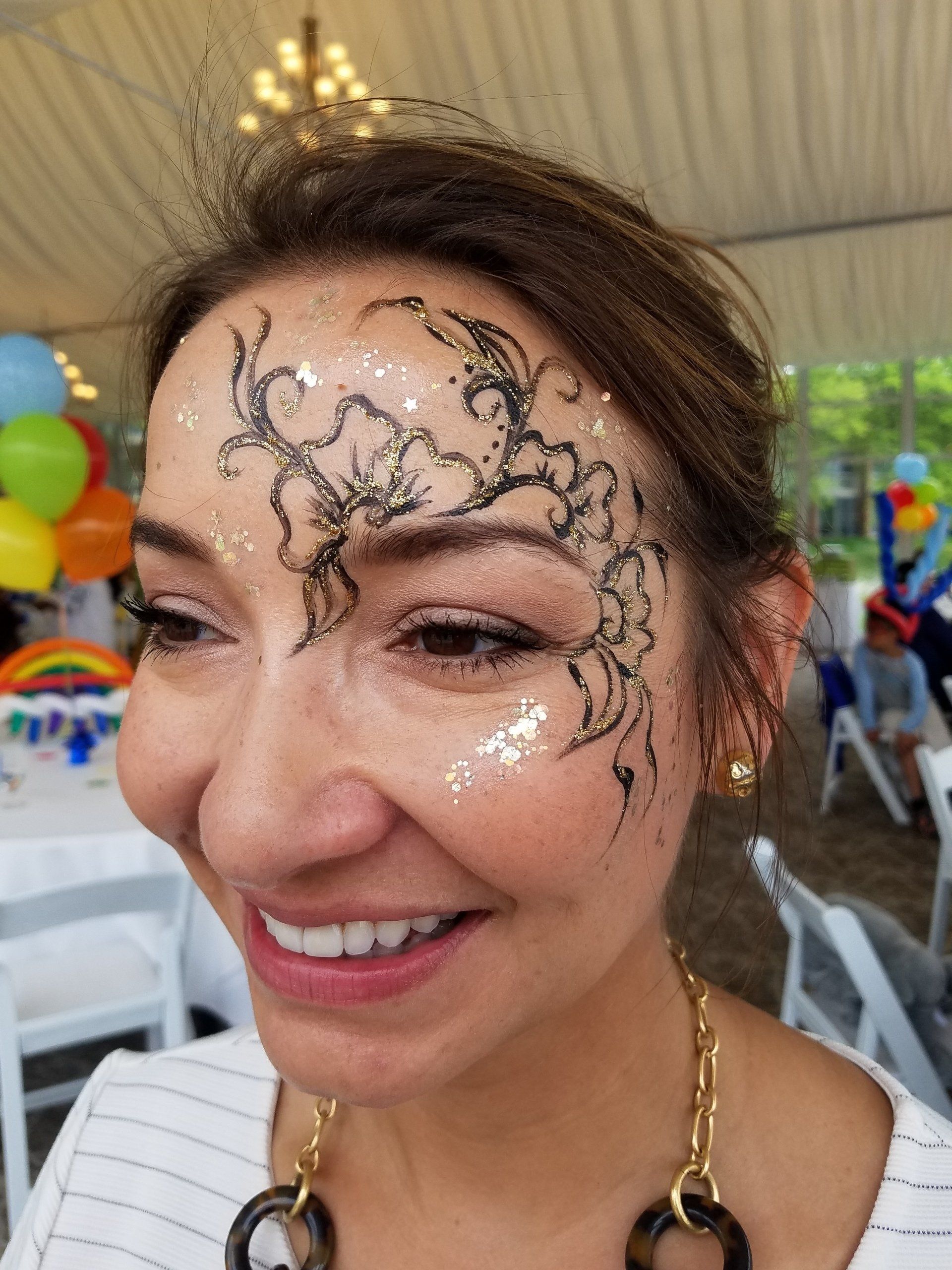 kid party chicago face painting for moms