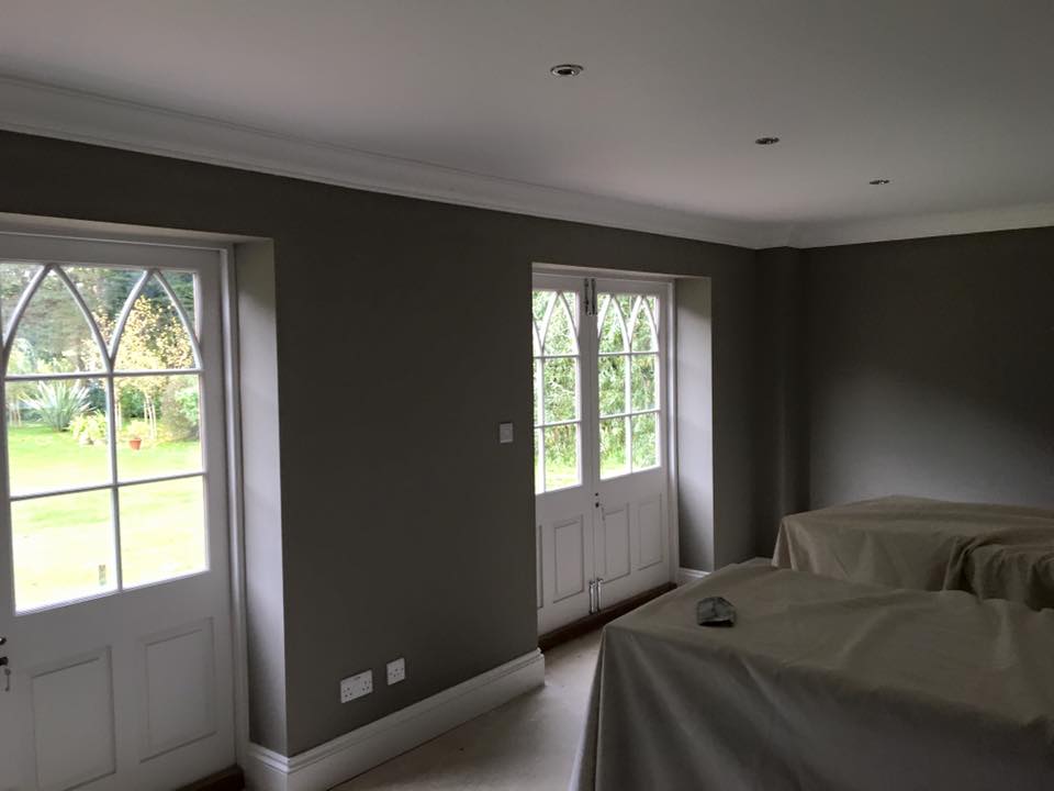 brown wall