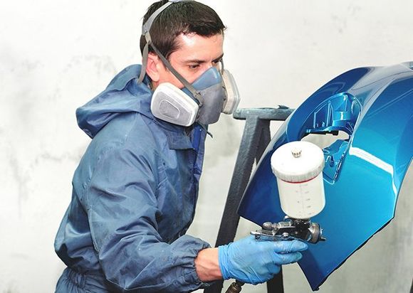 Car Panel Spray Painting — Terry Austin’s Crash Repairs in Toowoomba, QLD
