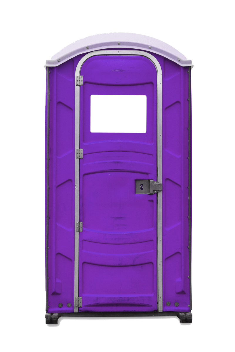 Nice Purple Portable Toilet — Omaha, NE — Port-A-Johns Nice Purple Portable Toilet — Omaha, NE — Port-A-Johns
