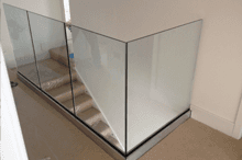 glass railing