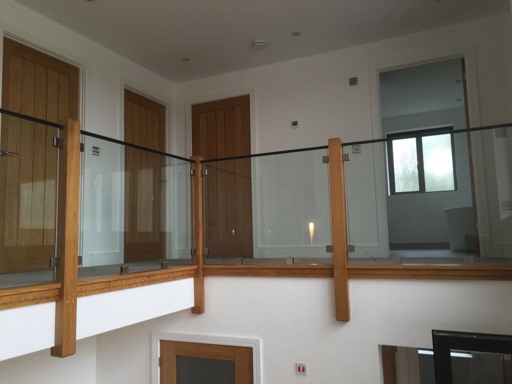 glass railing