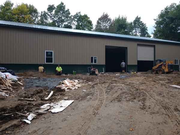 workers building