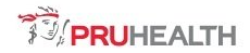 A logo for a company called pruhealth with a picture of a person on it.