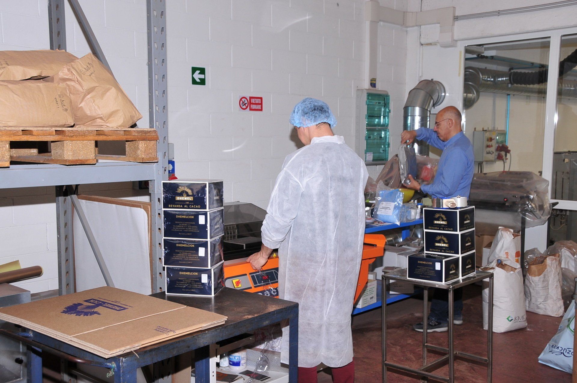 Produzione di miscele, preparati e semilavorati in polvere