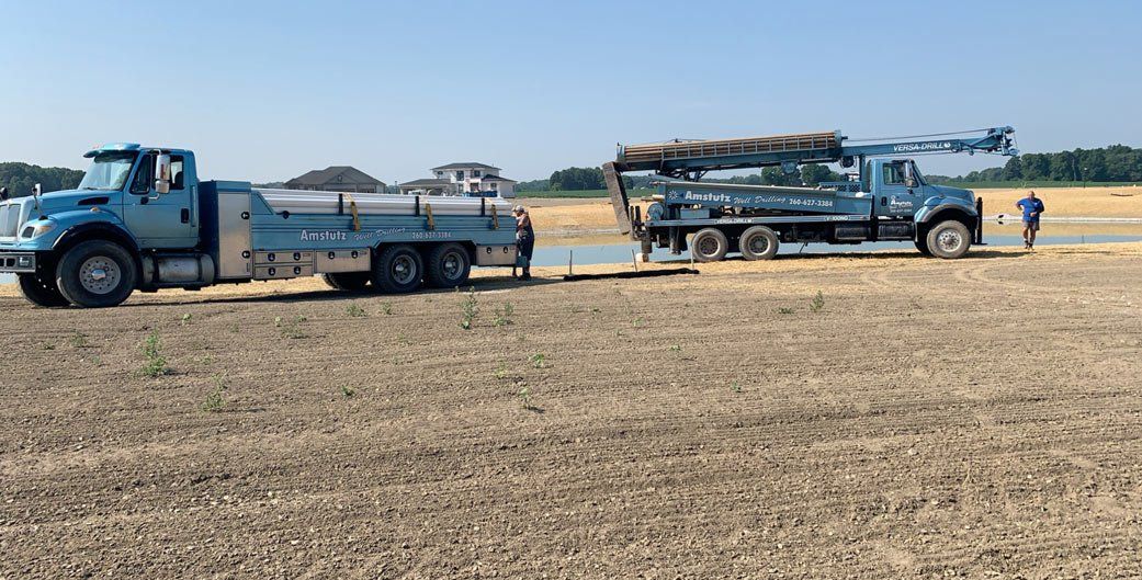 Two Drilling Truck — Northeast, IN — Amstutz Well Drilling