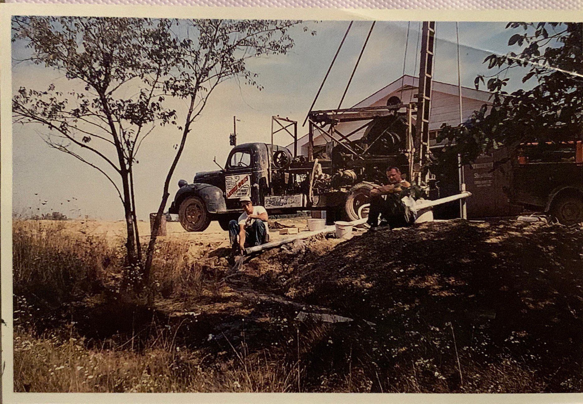 Photo of Gerald Amstutz Grandfather of Amy Allen — Northeast, IN — Amstutz Well Drilling