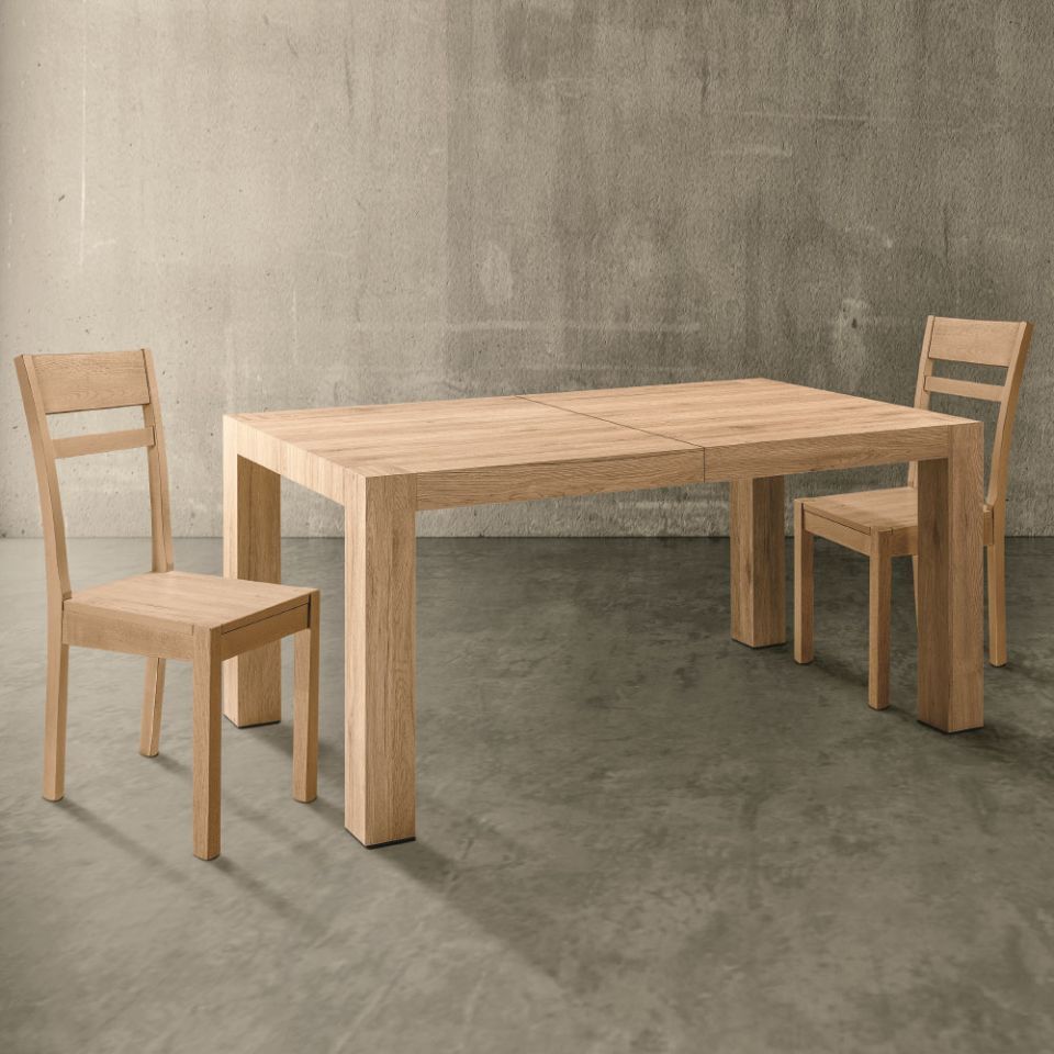 sedie in legno naturale