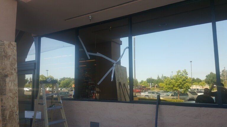 Commercial Glass Repair — Fresno, CA — Central Valley Glass