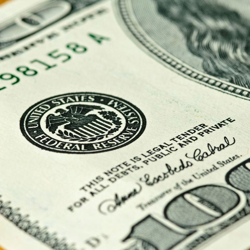 Close up of a $100 bill