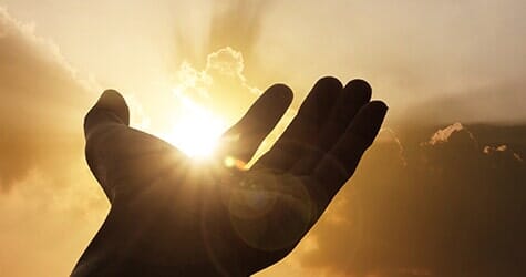 Hand On Sunset Background - Funeral Services in Brooklyn NY Hand On Sunset Background - Funeral Services in Brooklyn NY