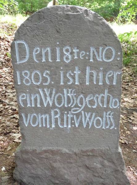 Rückseite Wolfsstein bei Melgershausen © Kurt Lumm/ HNA RegioWiki Bild Rückseite Wolfsstein bei Melgershausen