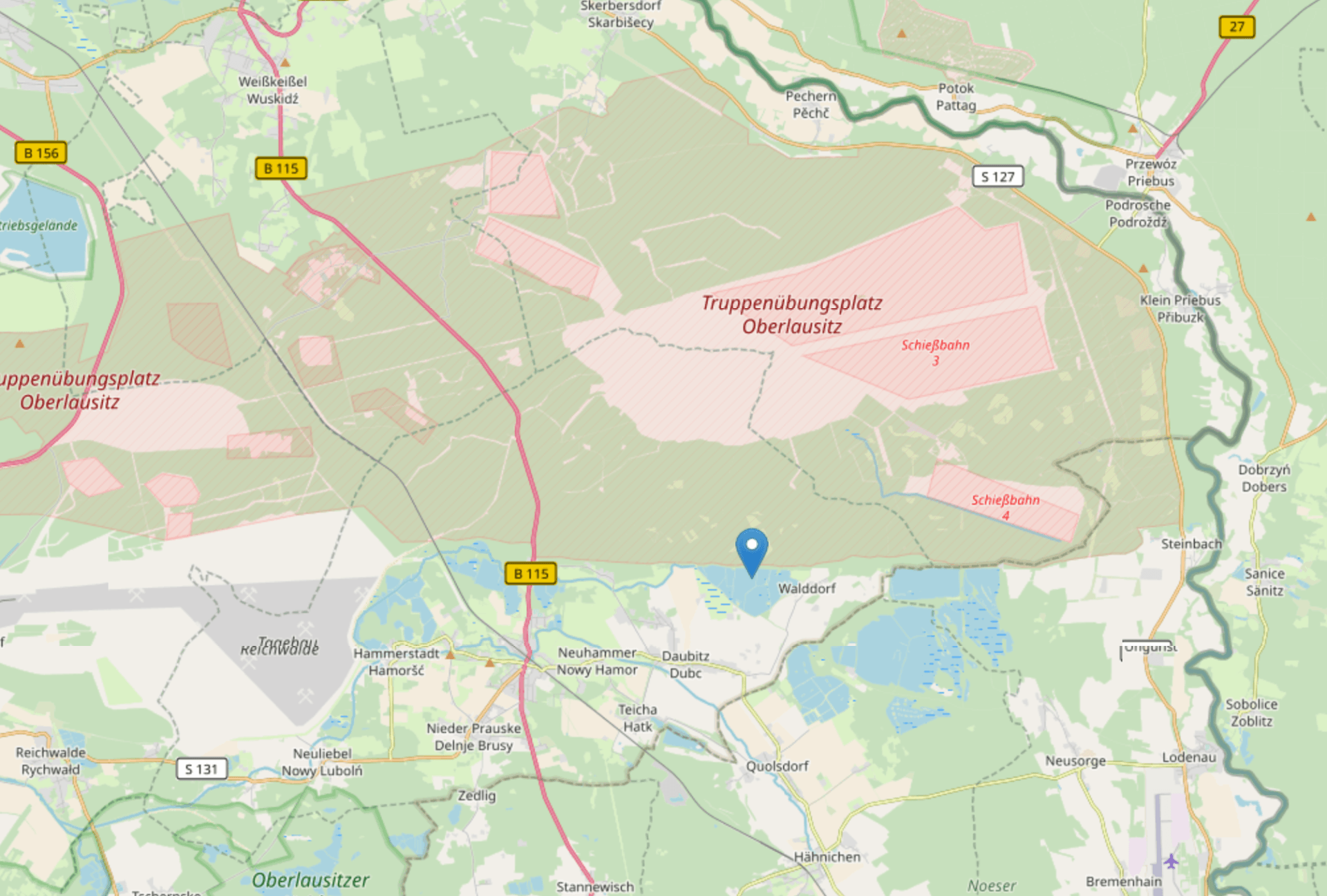 Karte Moskauer Heide © Leaflet | Map data © OpenStreetMap contributors Karte Moskauer Heide © Leaflet | Map data © OpenStreetMap contributors