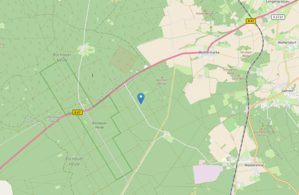 Karte Rochauer Heide © Leaflet | Map data © OpenStreetMap contributors Karte Rochauer Heide © Leaflet | Map data © OpenStreetMap contributors