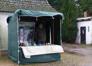 Bild Infostand Waldweihnacht Bild Infostand Waldweihnacht
