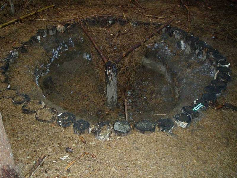 Bild 1 Wolfsfanggrube in Mecklenburg
