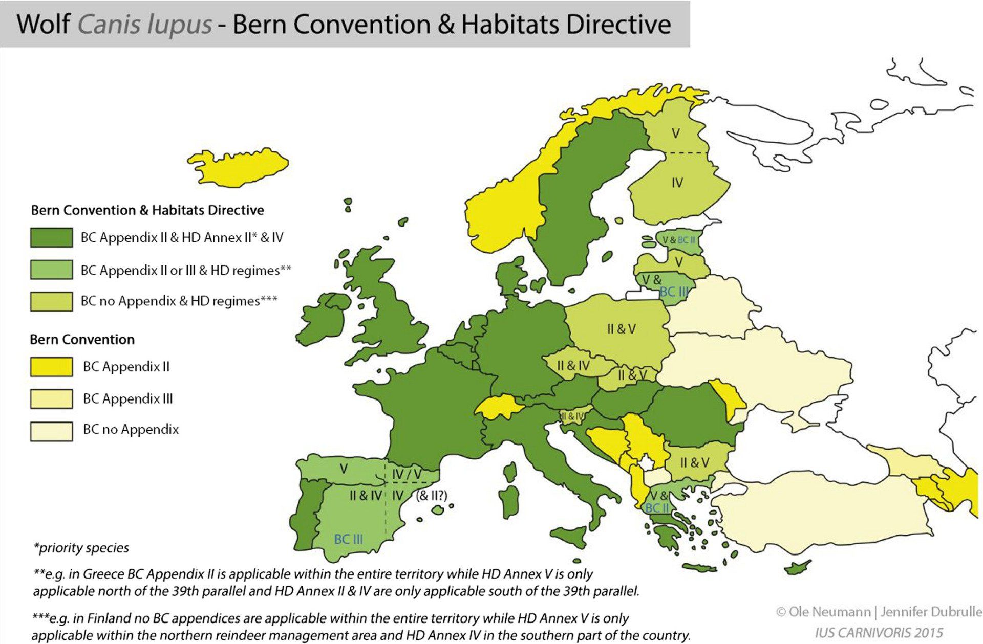 Bild Wolf Canis lupus - Bern Convention & Habitats Directive Bild Wolf Canis lupus - Bern Convention & Habitats Directive