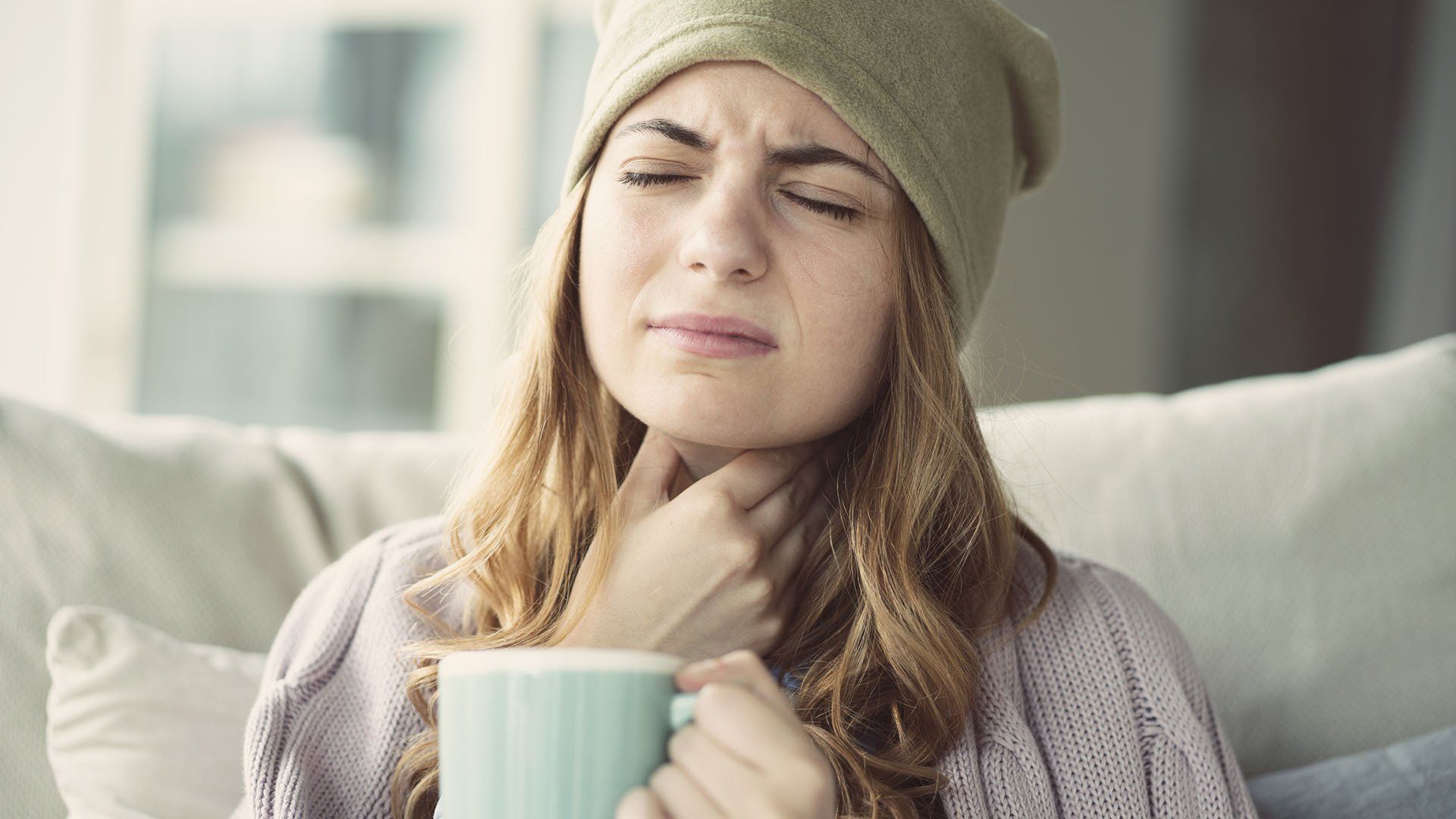 Young Woman with Sore Throat — Monticello, MS — Oak Lane Family Dental
