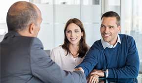 Attorneys - Lawyer Shaking Hands with a Client in Skokie, IL Attorneys - Lawyer Shaking Hands with a Client in Skokie, IL