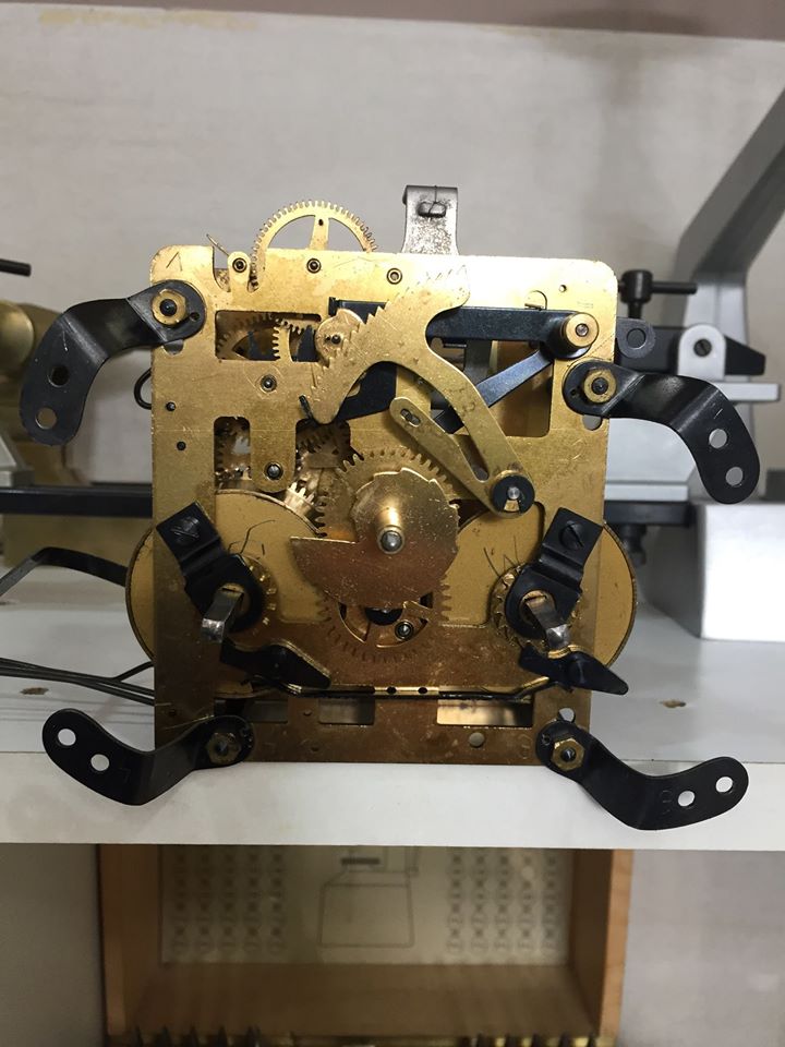 Meccanismo orologio quadrato