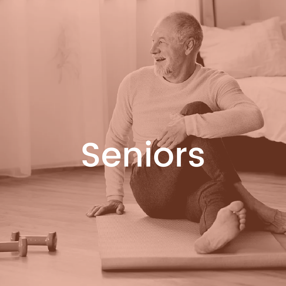 senior exercising