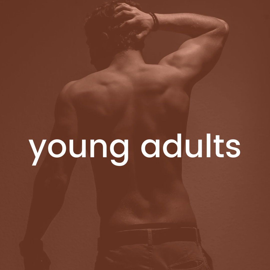 young adults exercising
