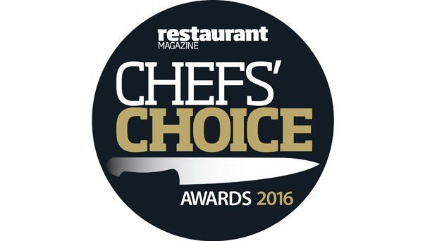A logo for the restaurant magazine chefs choice awards 2016