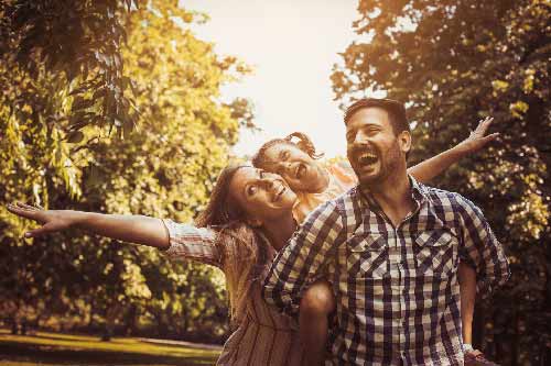 Happy Family Enjoying the Summer Day — Counselor  in Southhaven,MS