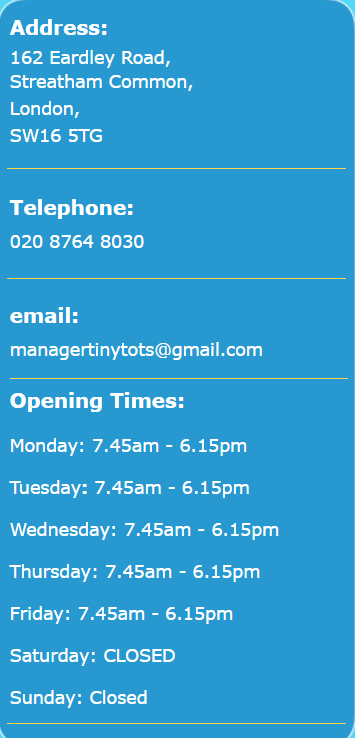 Address and timing
