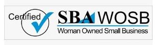 Certified SBA WOSB logo
