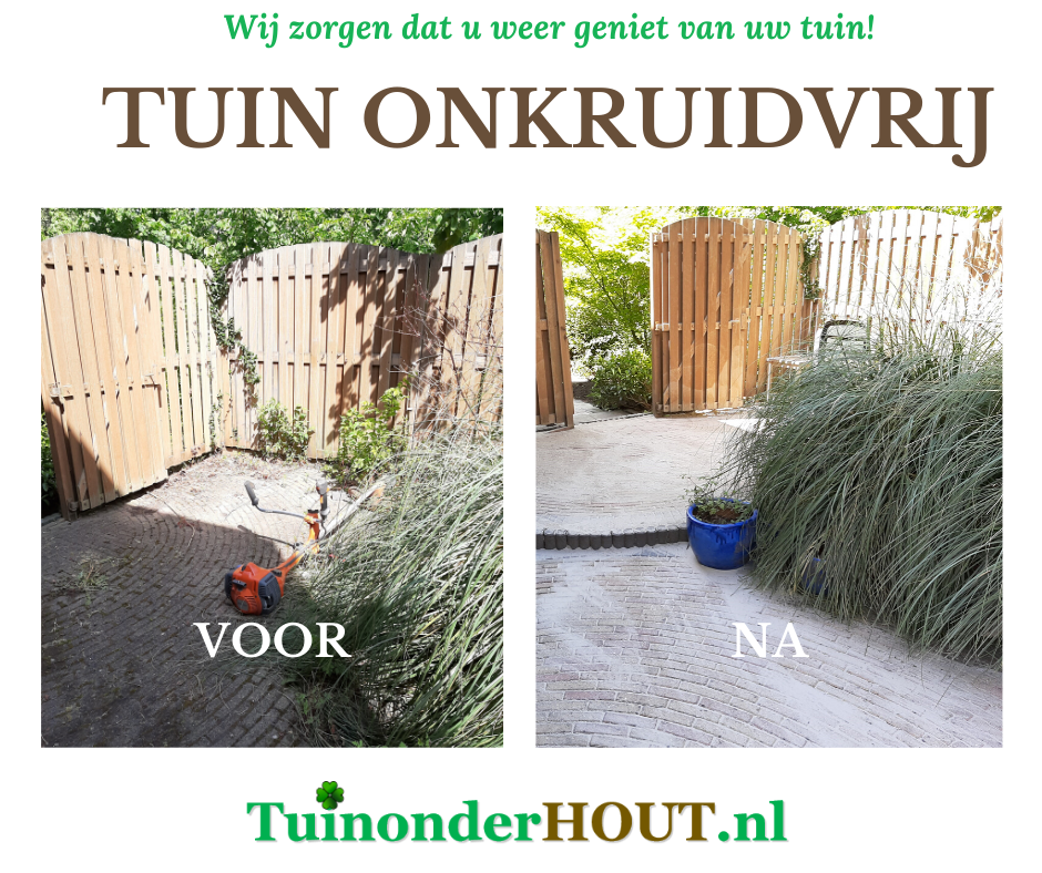 Tuin onkruidvrij