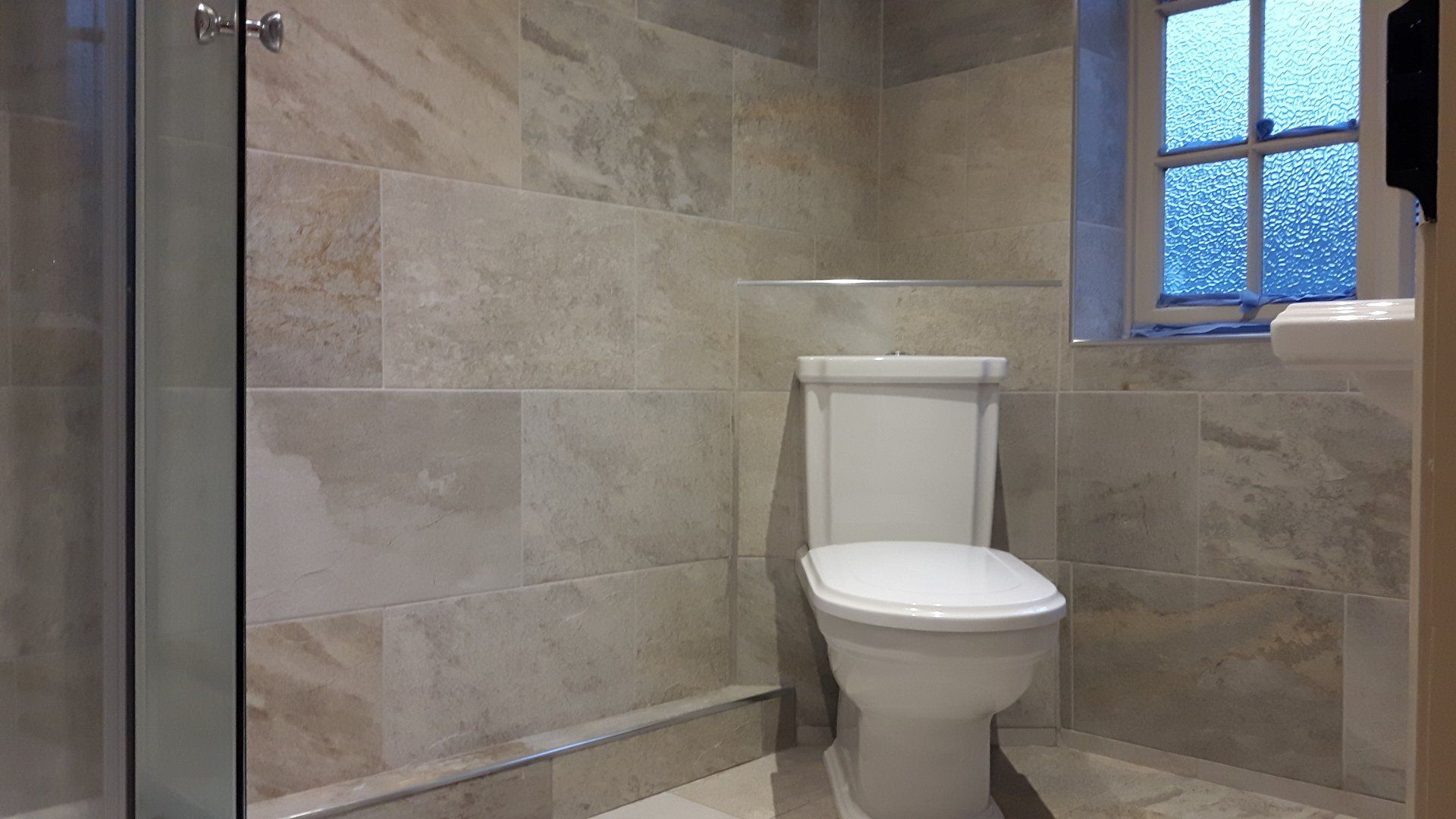 Bathroom tiling